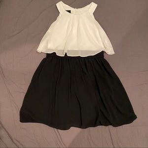 Black and white dress